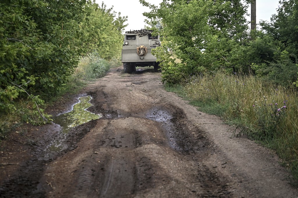 The 110th Mechanised Brigade near Pokrovsk, on which Russia is closing in