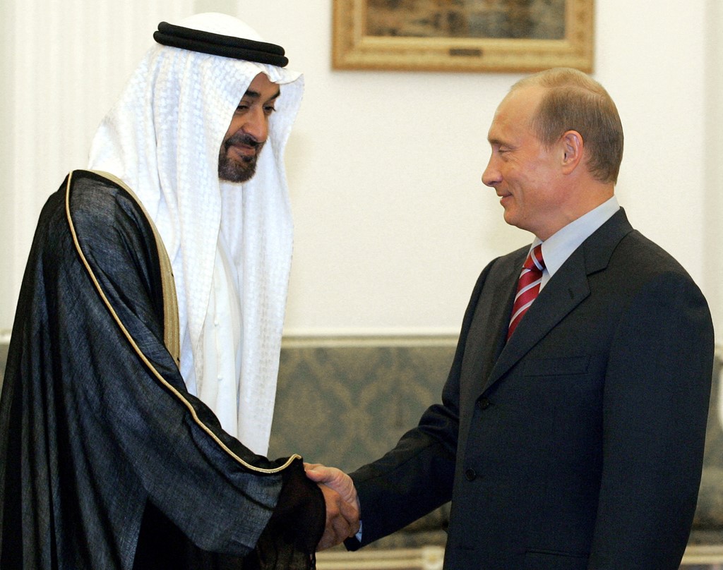 The Sheikh and Putin in Moscow, 2006