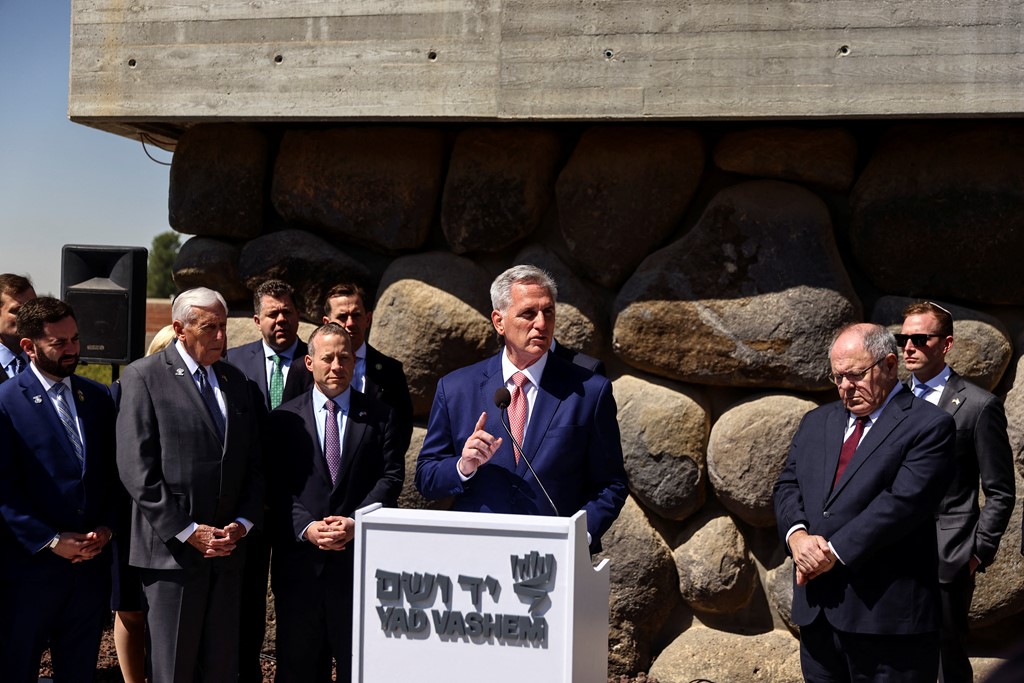 Kevin McCarthy in Jerusalem