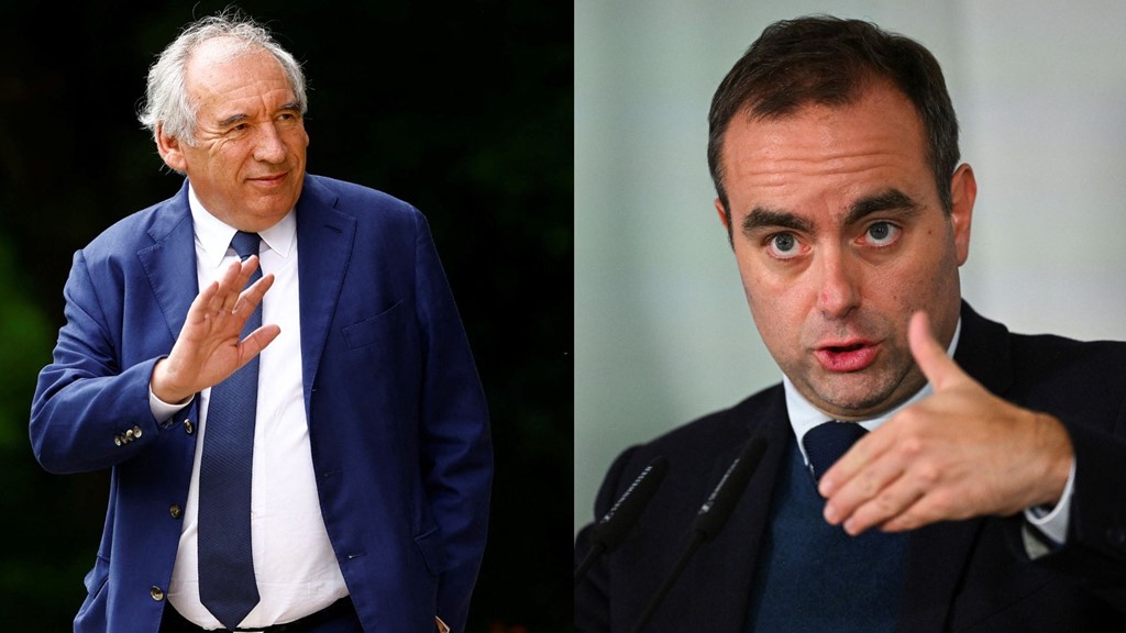 Francois Bayrou and Sebastien Lecornu