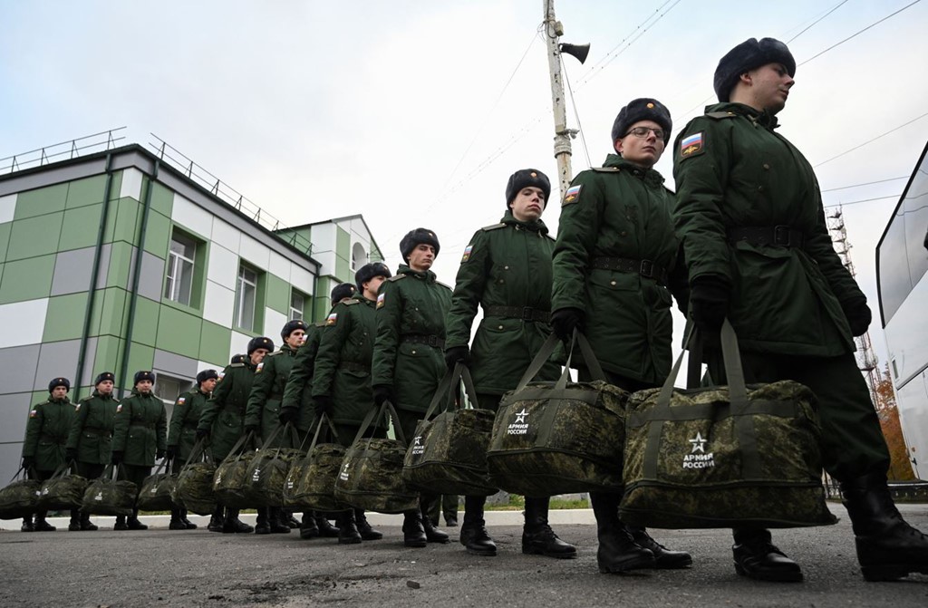 Conscripts in Russia last year