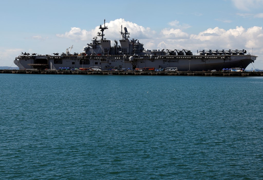 The USS Tripoli in 2022