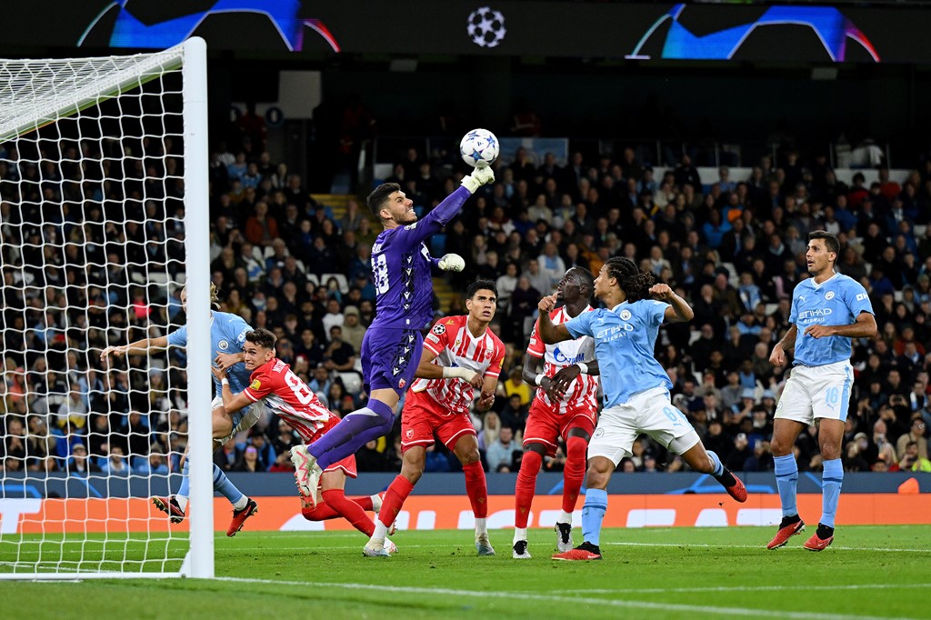 Man City player ratings vs Red Star Belgrade: Julian Alvarez saves