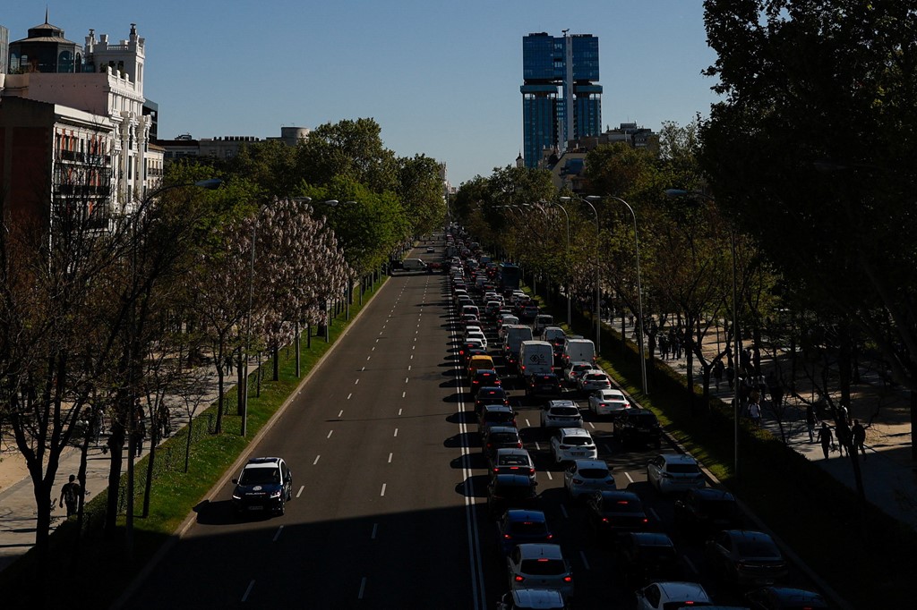 Circulation d’un côté dans la capitale espagnole
