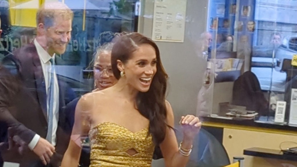 Harry and Meghan at the Ms. Foundation's Women of Vision Awards