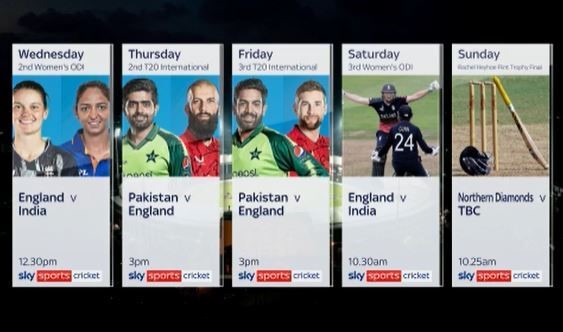 Sky sports cricket schedule hot sale