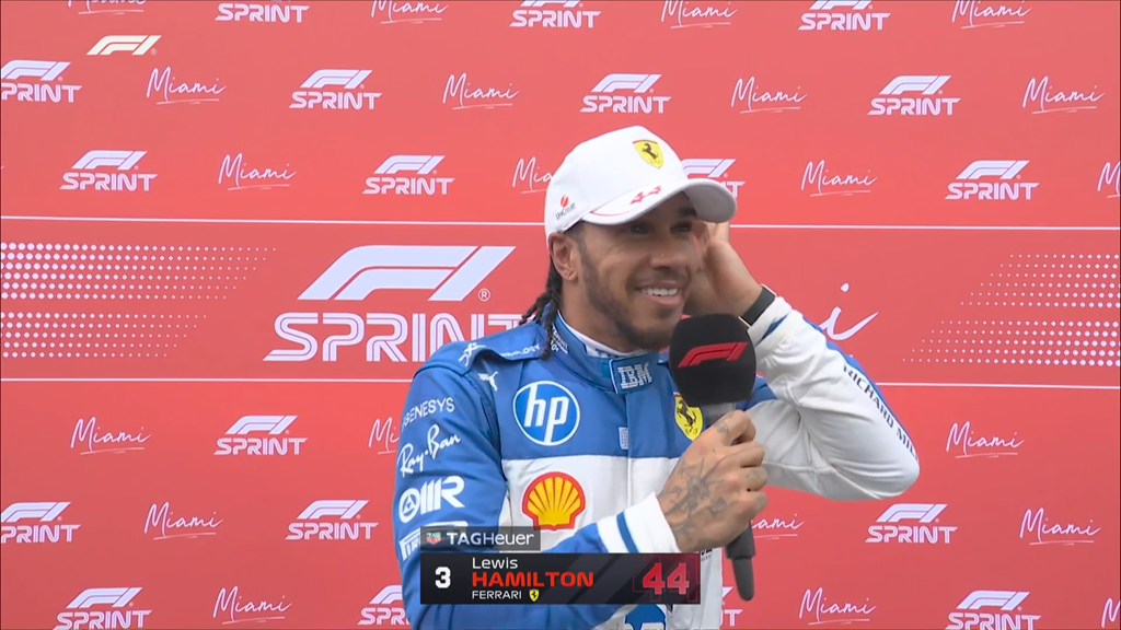 Lewis Hamilton’s bold gamble pays off with podium in Miami Sprint: "I’m really happy!"