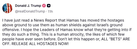 Trump's post in full