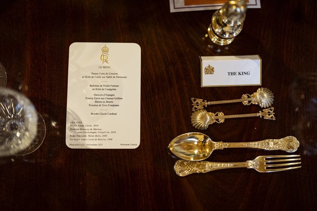 state banquet menu