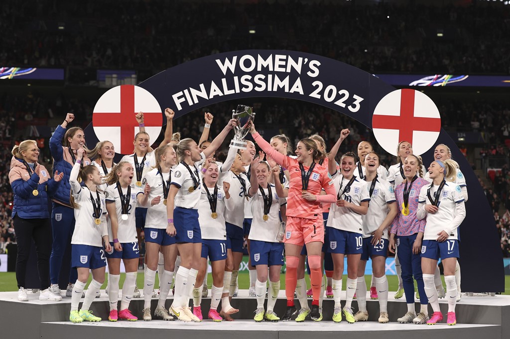 England beat Brazil on penalties to win inaugural Women's Finalissima at  Wembley