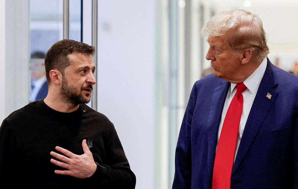 Zelenskyy meeting Trump last September