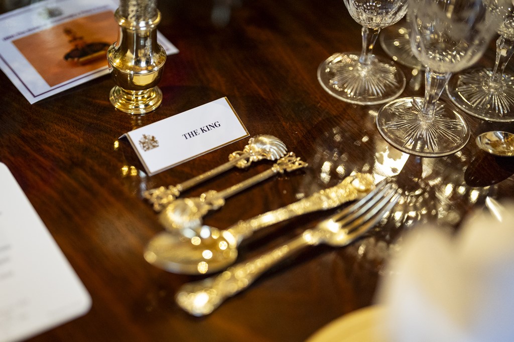 Государственный банкет по случаю визита президента США в Великобританию. Государственный банкет по случаю визита президента США в Великобританию.