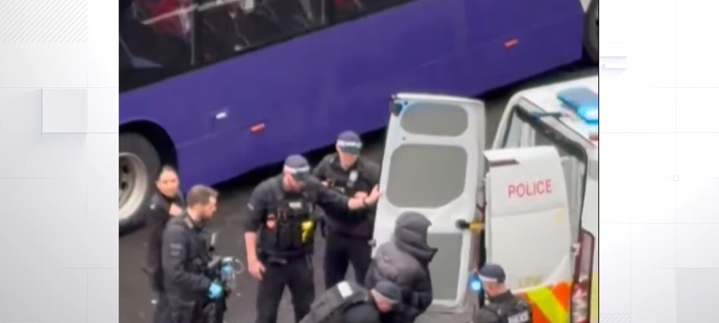 Armed police on scene