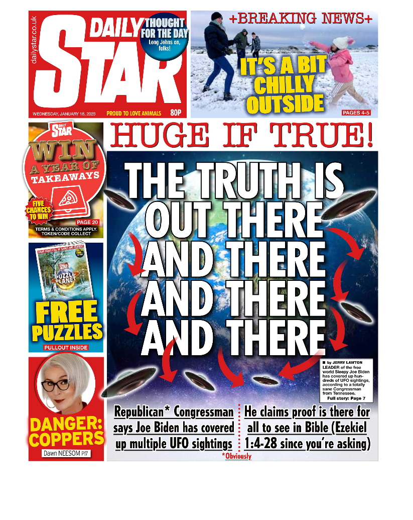 UK Newspapers Front Pages 18 January 2023 Rifnote uk-newspapers-front-pages-18-january-2023-rifnote