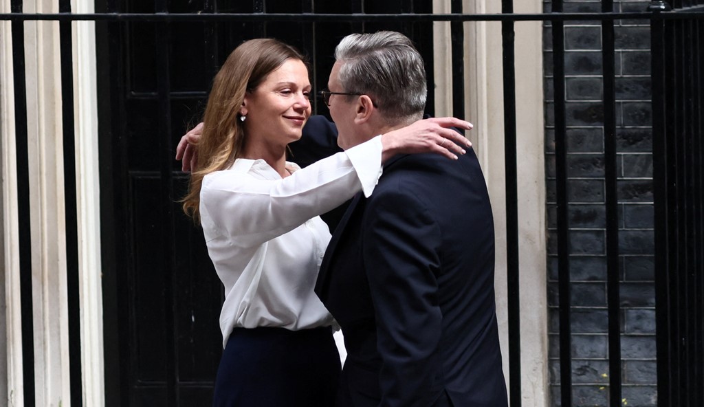 The PM described his wife Victoria as his 'rock'