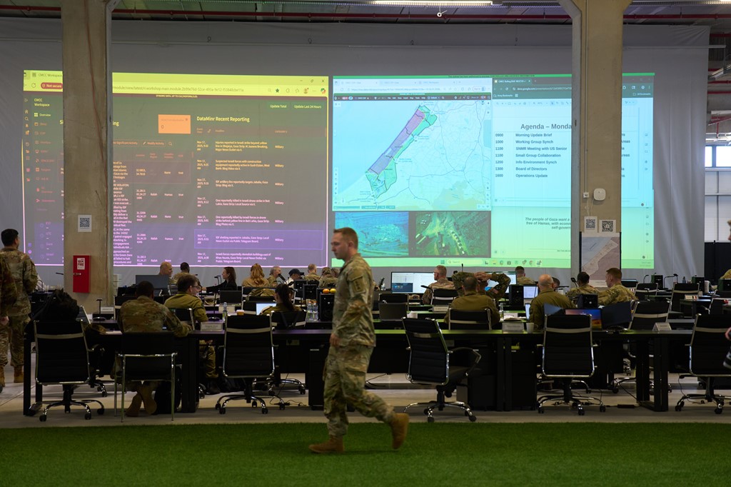 The military centre in operation in November