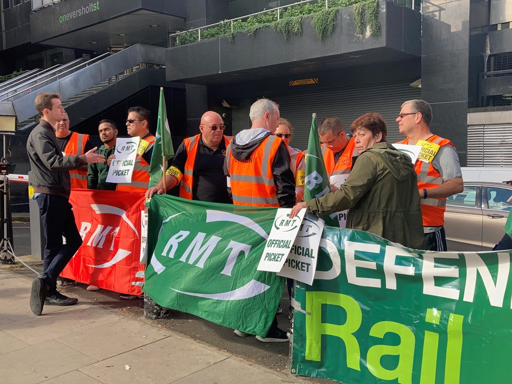 An interview with RMT President Alex Gordon - building on the unprecedented  support for the strikes 