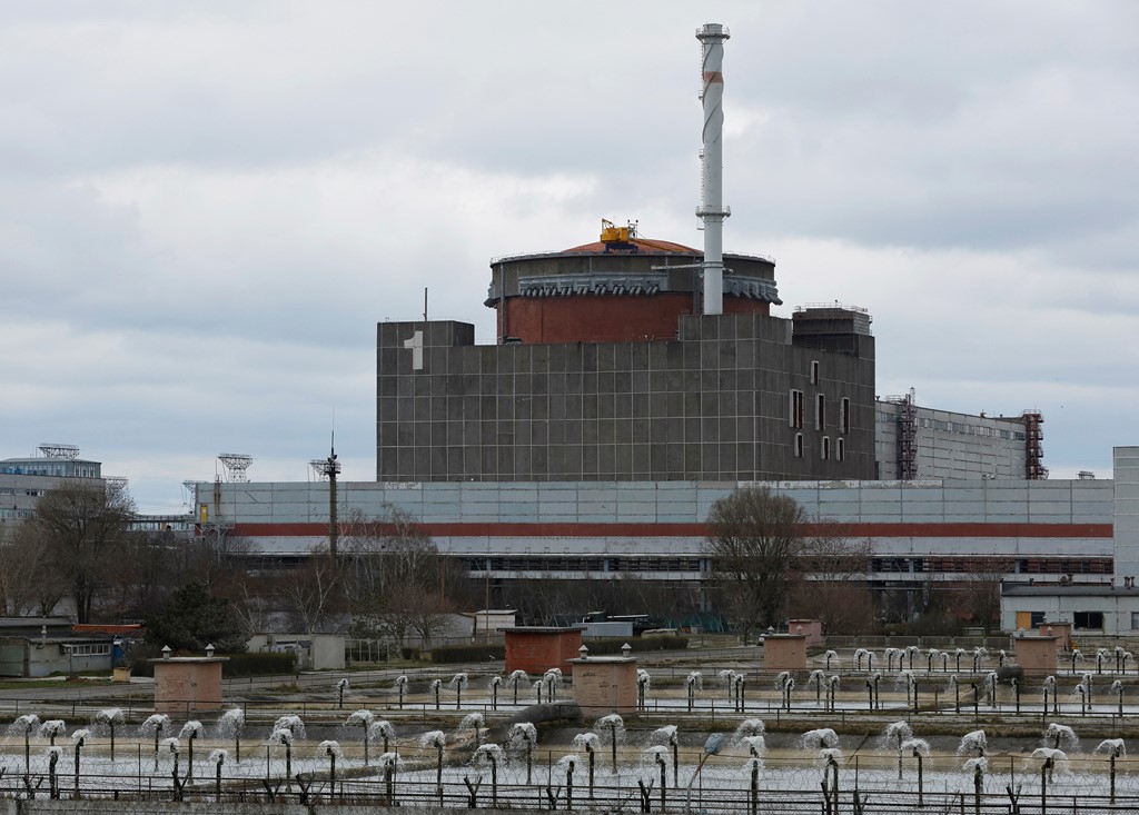 Zaporizhzhia nuclear power plant. File pic