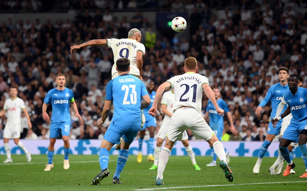 Tottenham vs Marseille: Result, goals and report as Richarlison heads Spurs  to Champions League win over 10 men