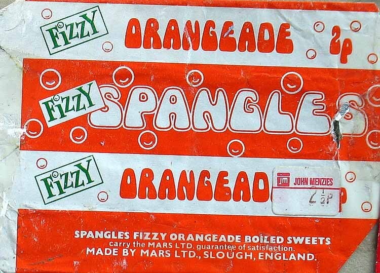 A Spangles wrapper