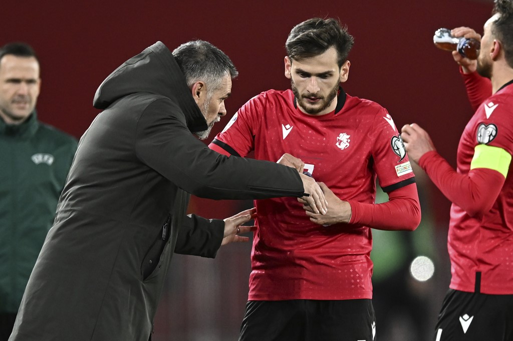 Sagnol urges Georgia players to ‘focus’ ahead of Turkey clash