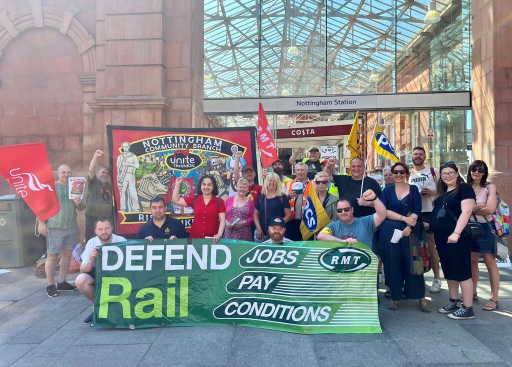 Join Tribune and RMT for a Rail Strike Solidarity Demo this Saturday