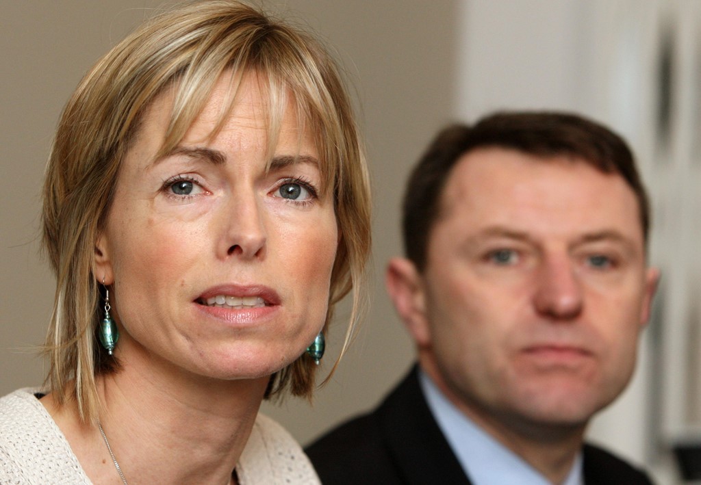 The McCanns pictured in 2010